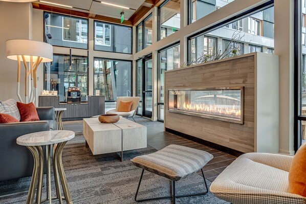 Interior - Lovely South Lake Union 1BR w/ Gym & Lounge, nr shops, by Blueground (Seattle)