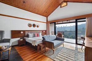 Deluxe Chalet | Egyptian cotton sheets, premium bedding, memory foam beds, minibar - WelcomHeritage Ayatana Ooty (Coonoor)