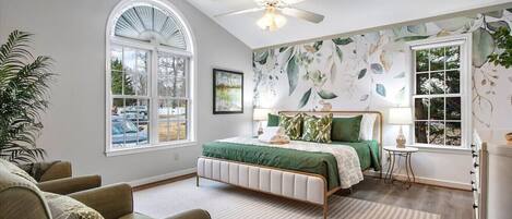 3 bedrooms, desk, iron/ironing board, free WiFi