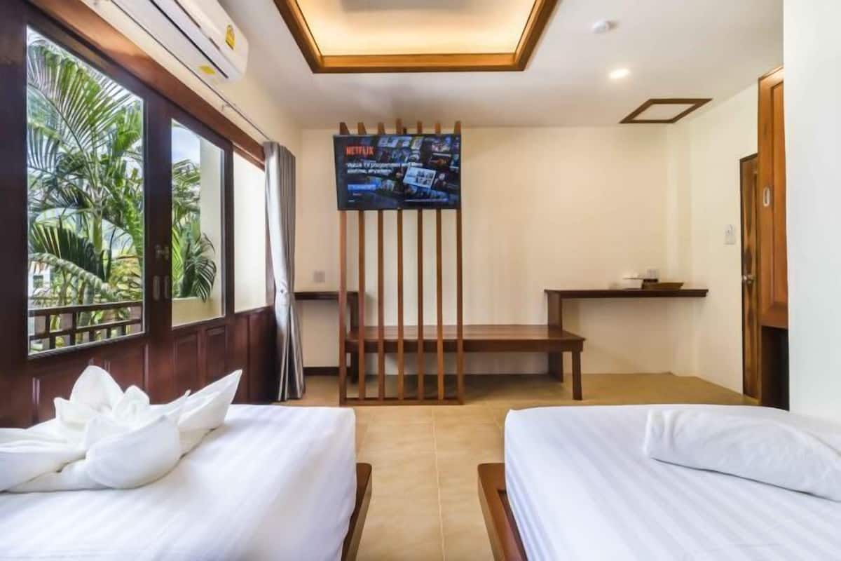 Wi-Fi de cortesia, roupa de cama