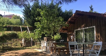 maison des vignes , en bordure d'estuaire