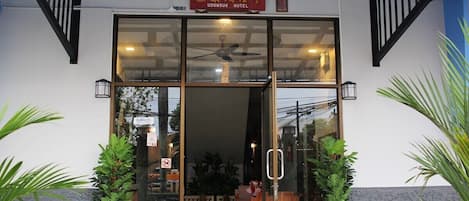 Interior entrance