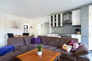 TV, DVD player, stereo