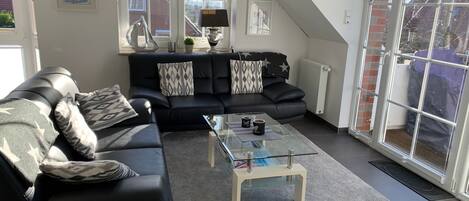 TV, DVD player, stereo