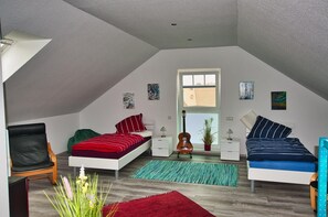 2 bedrooms, iron/ironing board, travel crib, free WiFi