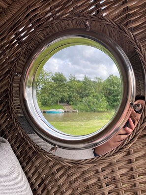 Blick von der Unterkunft