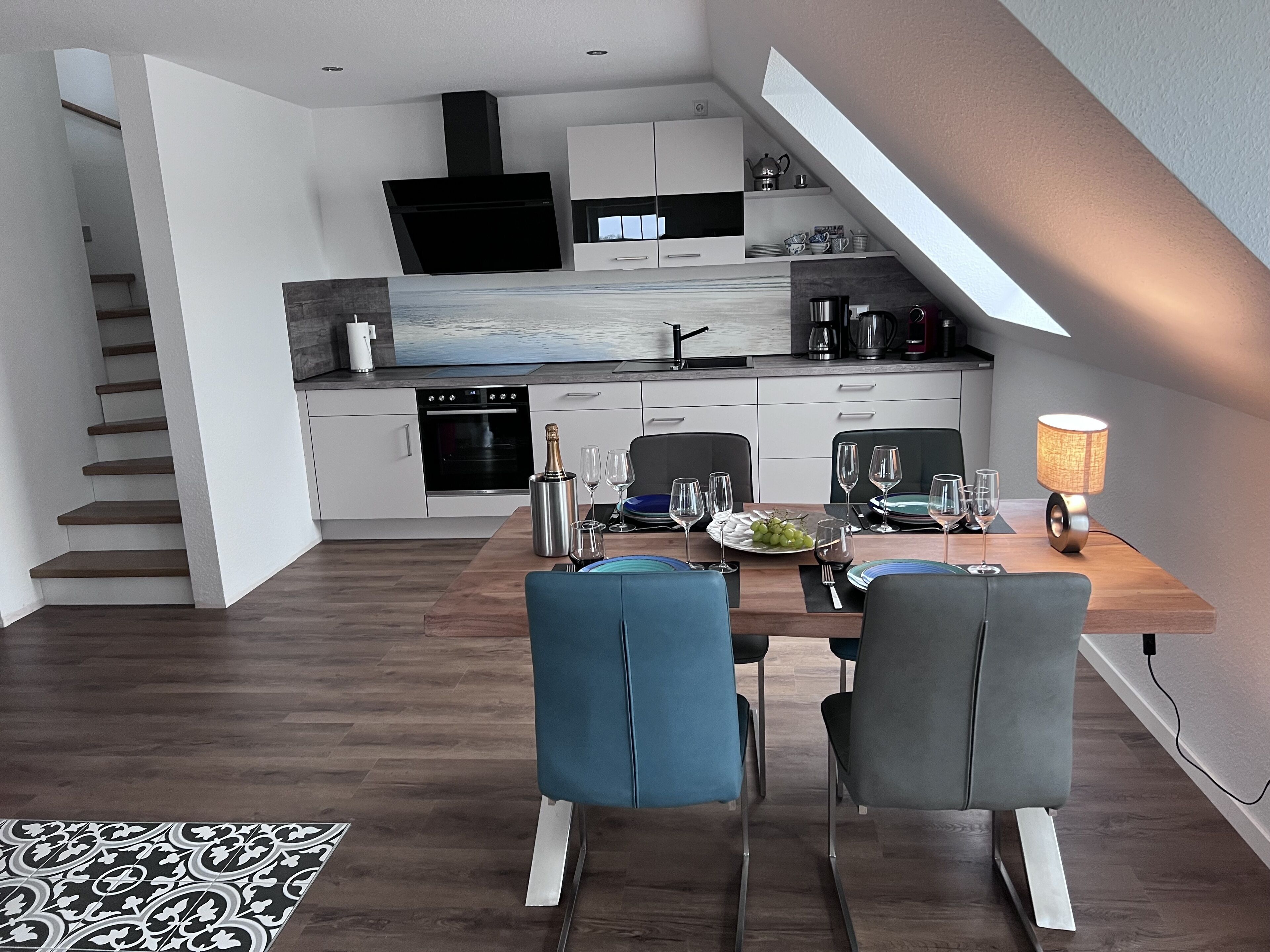 Refrigerador, horno, parrilla de estufa y lavavajillas 