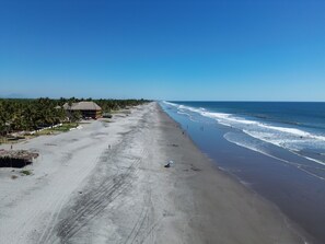 On the beach