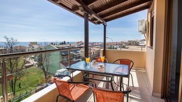 Standard-Apartment | Blick vom Balkon