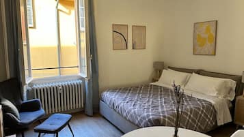 Eenvoudige studio | 1 slaapkamer, luxe beddengoed, donzen dekbedden