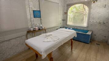 Steam room, massages