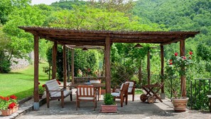 Outdoor dining - Villa con Piscina - Casale Rancaccio (Arezzo)