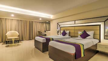 Standard Double Room | Desk, iron/ironing board, bed sheets