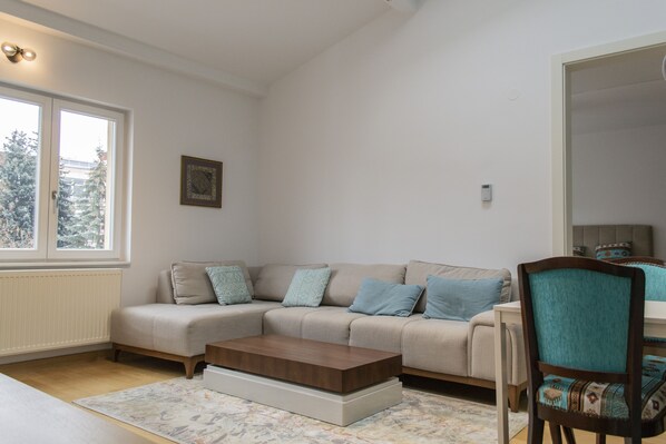 Apartment, Multiple Beds | Living area - Remarkable 1-bed Apartment in Sarajevo (Sarajevo)