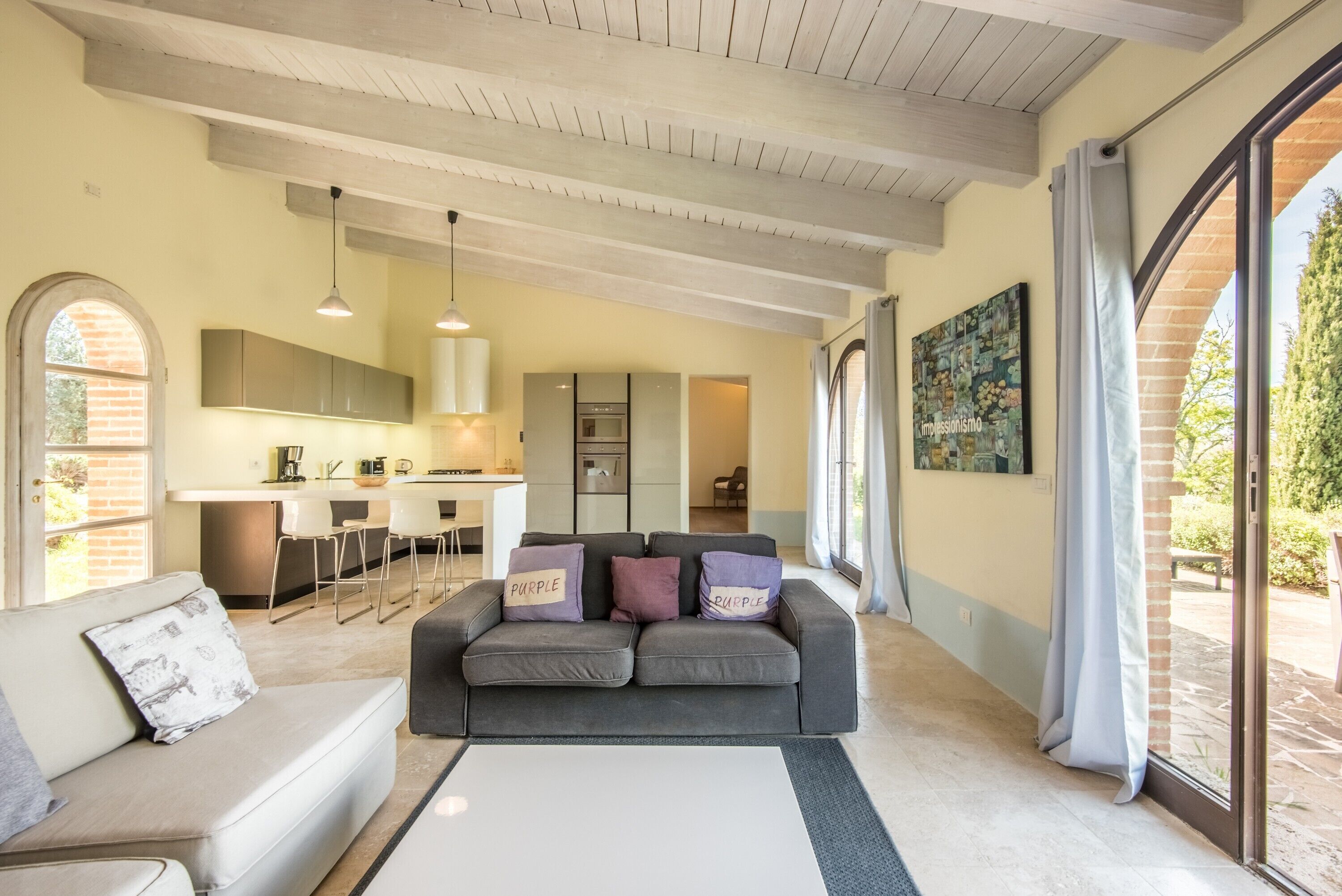 TV, fireplace, DVD player, stereo