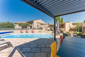 Pool - Villa "Casa Bonni Piscine Privée" with Garden & Wi-Fi (Valréas)
