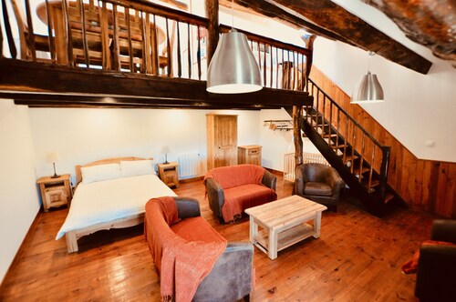 Le Sanglier - Rustic and charming gite with panoramic mountain views, immersed in beautiful nature