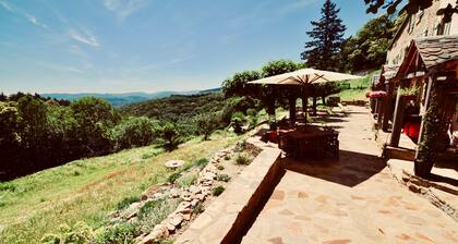 La Chataigne - Cosy gite with panoramic mountain views, immersed in beautiful nature