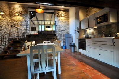 Les Coumayres - family friendly farmhouse, ideal large groups - heated pool, playground and terraces