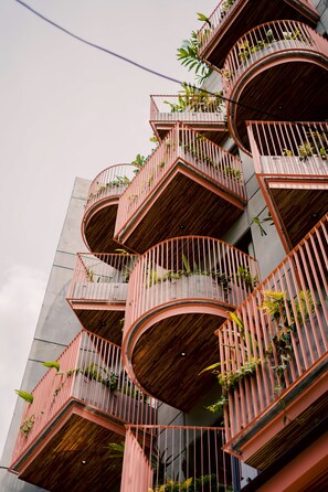 Façade de l’hébergement