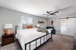 4 bedrooms, iron/ironing board, travel cot, free WiFi