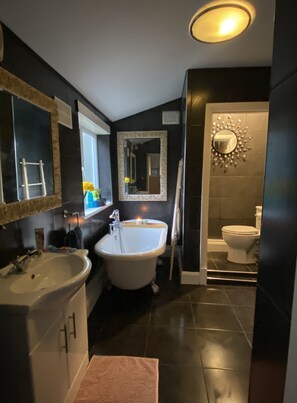 Secadora de cabello, bidet, toallas, shampoo 