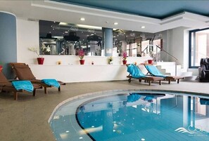 Indoor pool, 3 outdoor pools - Galini Private Pool Suites with Sea View (Chania)