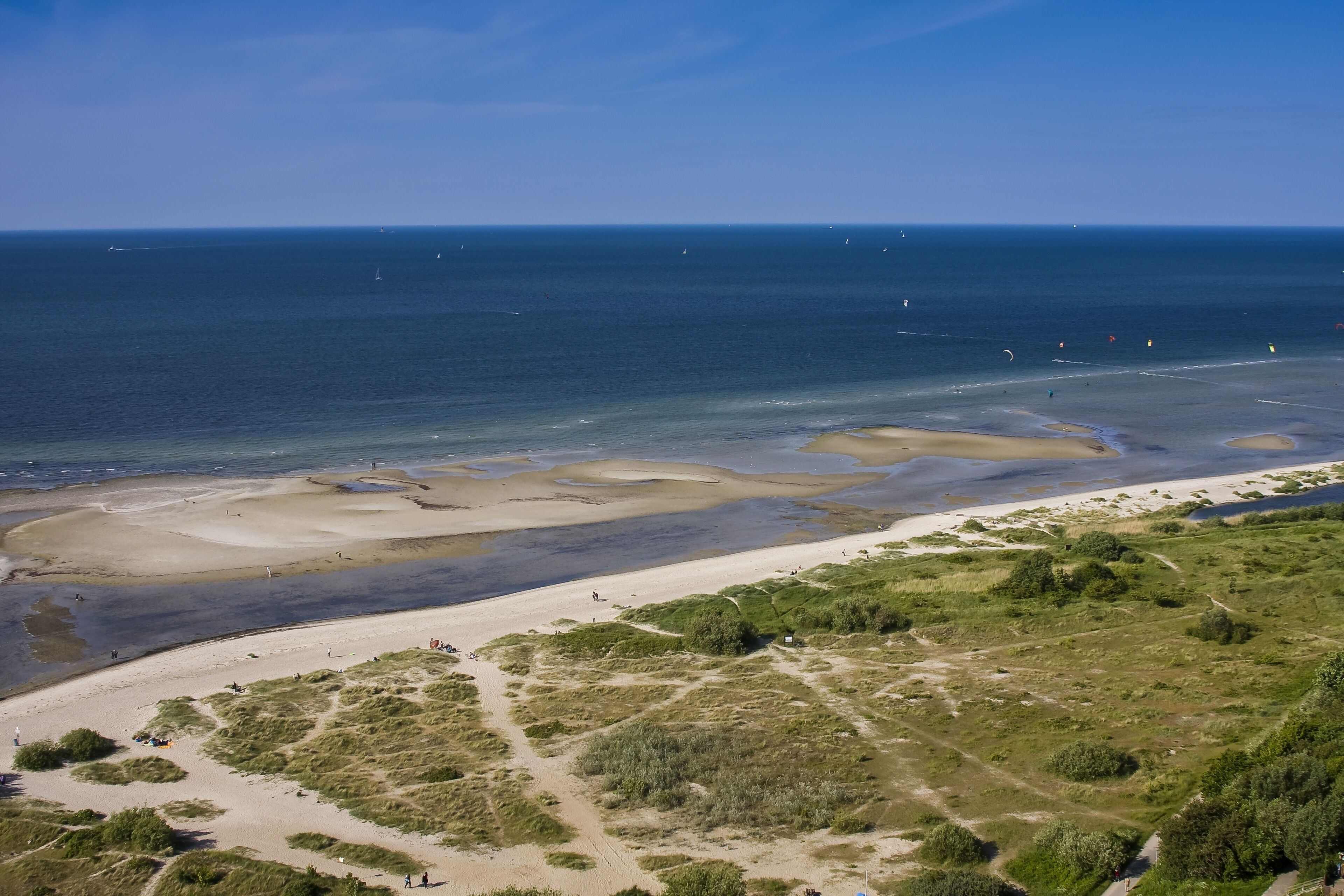 Vlak bij het strand