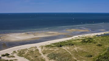 Vlak bij het strand