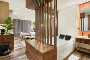 1 habitación, minibar, caja de seguridad en la habitación y escritorio 