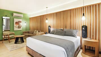 1 habitación, minibar, caja de seguridad en la habitación y escritorio