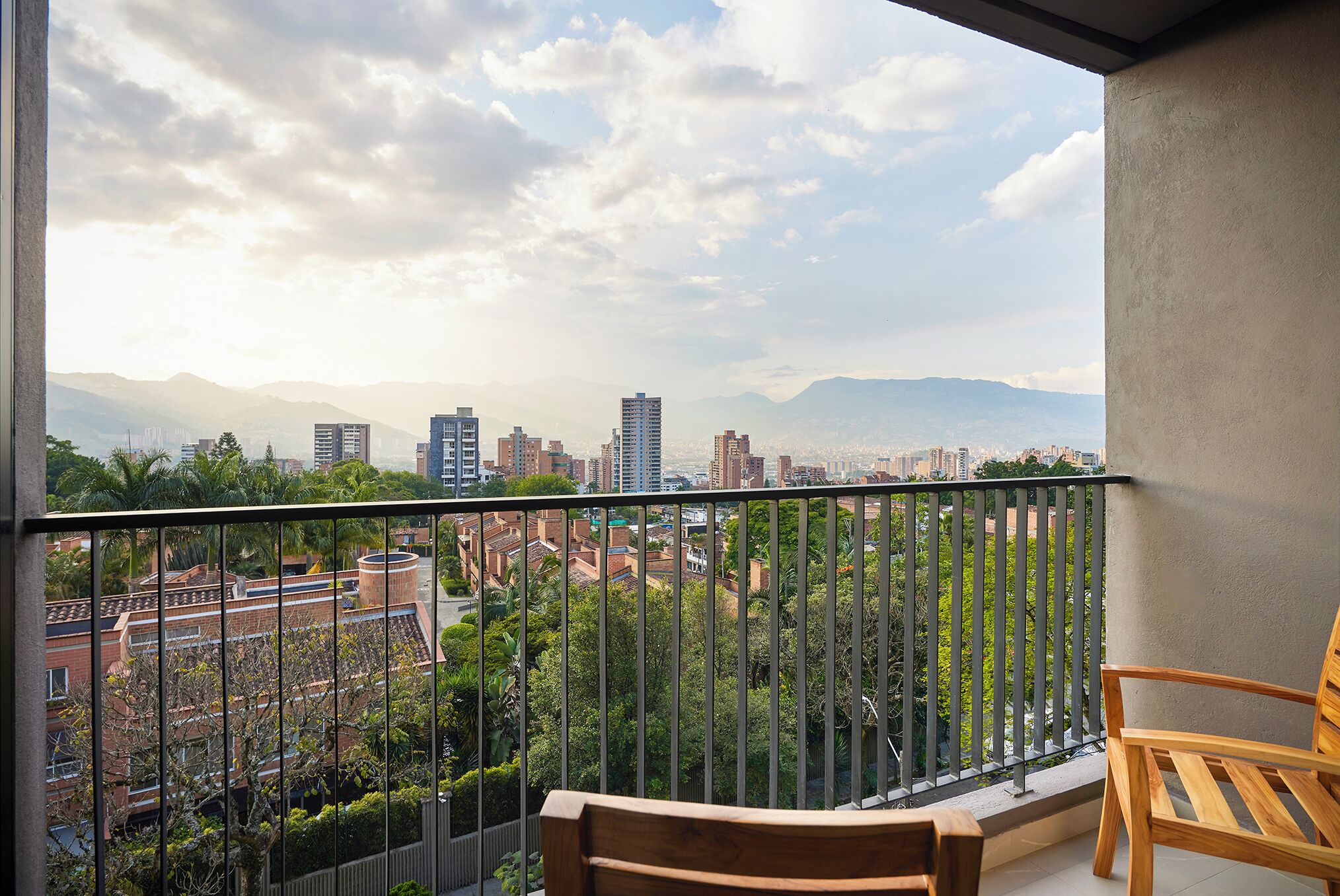 Duplex panorâmico, sacada | Vista da sacada