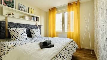 1 chambre, Wi-Fi gratuit, draps fournis
