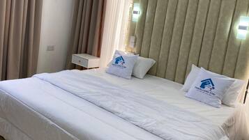 Rumah | 2 kamar tidur, setrika/meja setrika, Wi-Fi gratis, dan seprai linen