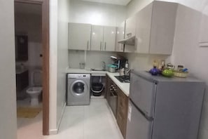 Private kitchen - Beautiful Apartment in Costa Beach Bouznika (Cherrat)