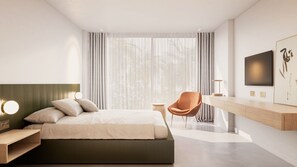 Deluxe King Room | Premium bedding, pillowtop beds, desk, laptop workspace