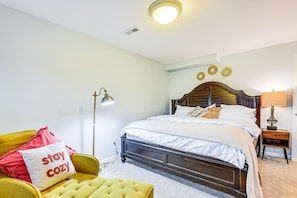 1 chambre, fer et planche à repasser, accès Internet, draps fournis