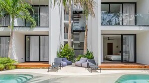 Outdoor pool, a rooftop pool - ☆Amazing King Bed Apt☆ Quiet Area in Aldea Zama (Tulum)