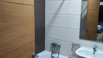 Towels, soap, shampoo