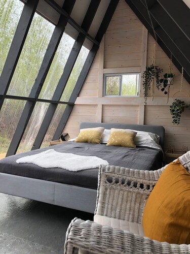 Birch A-Frame Solar off-grid