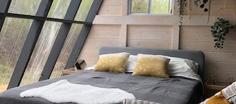 Birch A-Frame Solar off-grid