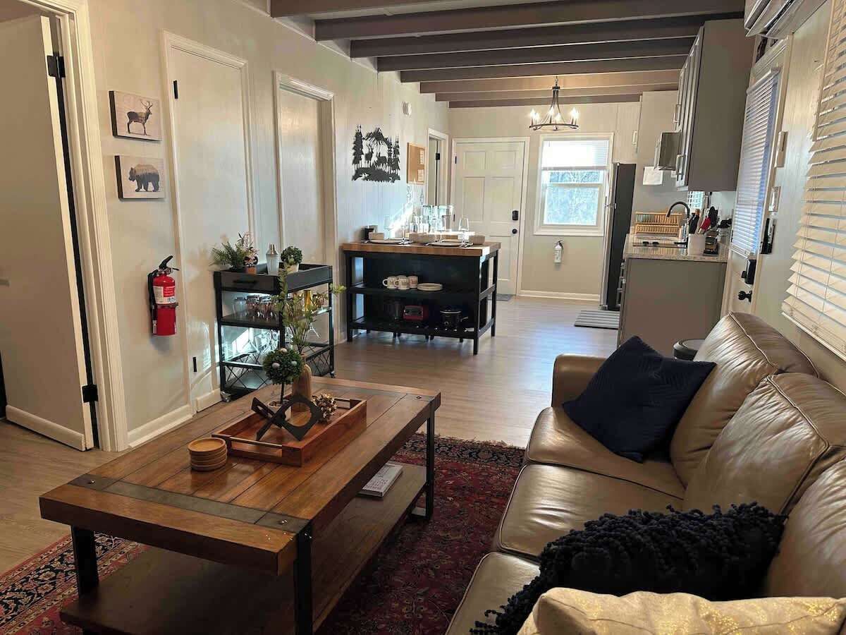 テレビ、暖炉、Netflix、Hulu