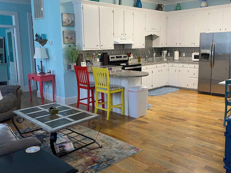 Apartment 1 - Pet Friendly | Private kitchen | Mini-fridge, microwave, coffee/tea maker