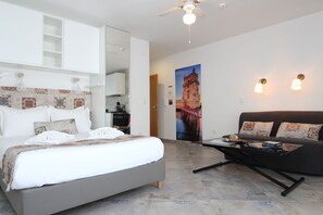 1 soverom, strykejern/-brett, wi-fi og sengetøy