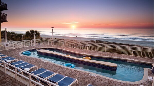 Indoor pool, outdoor pool