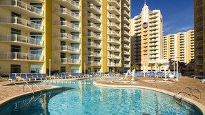 Indoor pool, outdoor pool - 1BD w/Full Kitchen, Jetted Tub, W/D,  FREE PARKING, NO RESORT FEES!! (North Myrtle Beach)
