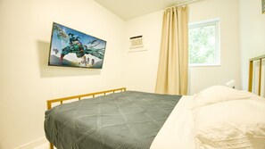 2 chambres, fer et planche Ă repasser, Wi-Fi, draps fournis