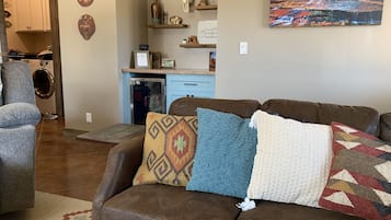 Smart TV y chimenea