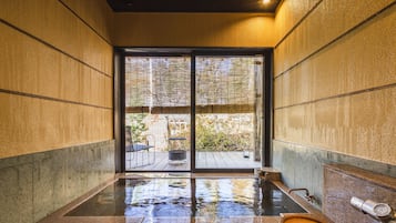 Private Onsen Bungalow with Wellness Room - Hyotan, Non Smoking | Bathroom | Bidet, towels