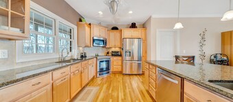 Home with lake views, & Game room